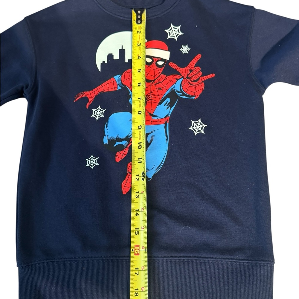 Marvel Spider-Man Kids Sweatshirt - Red and Blue - Christmas - Santa